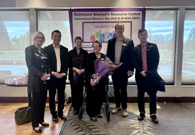 Councillor Andy Hobbs Celebrates International Women’s Day and 50 Years of the Richmond Women’s Resource Centre